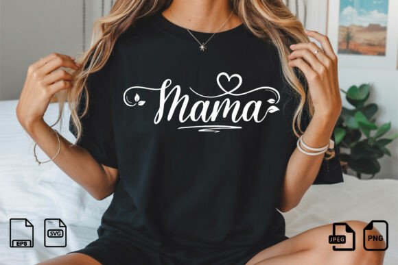 Download Mama SVG Typography Design - Svg Collection