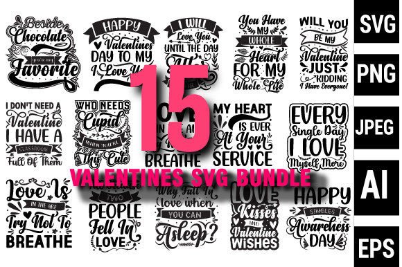 Download Valentines Svg Bundle - Svg Collection