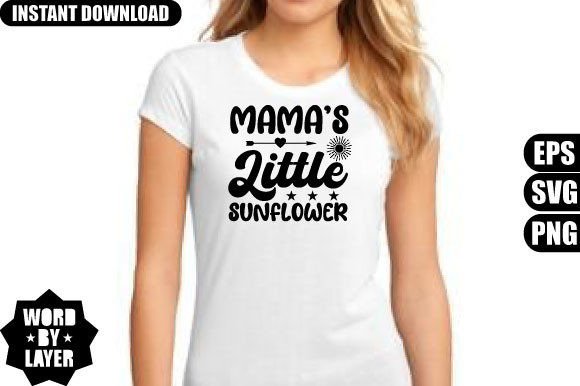 Download Mama's Little Sunflower Svg Design - Svg Collection