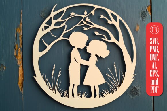 Download Paper Cut Kids Wall Decor SVG - Svg Collection