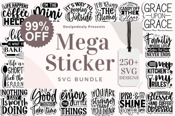 Download The Mega Sticker SVG Bundle - Svg Collection