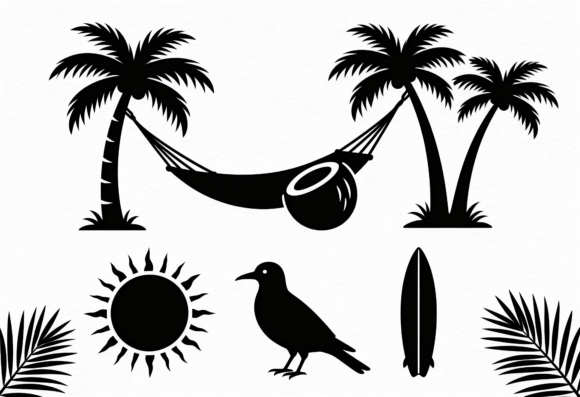 Download Summer Beach Vibes SVG Palm Tree - Svg Collection