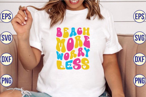 Download Beach More Worry Less SVG Cut File - Svg Collection