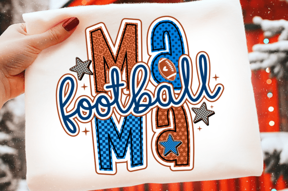 Download Football Mama Svg, Retro Football Png - Svg Collection