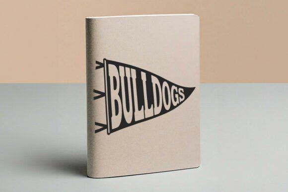 Download Bulldogs Pennant Mascot Pennant SVG DXF - Svg Collection