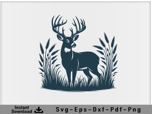 Download Hunting DEER Svg Vector Silhouette File - Svg Collection