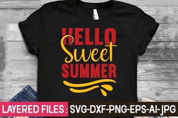 Download Hello Sweet Summer Svg Cut File - Summer svg Collection