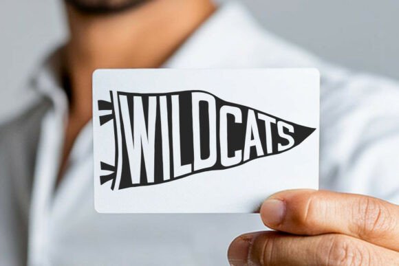Download Wildcats Pennant Mascot Pennant SVG DXF - Svg Collection