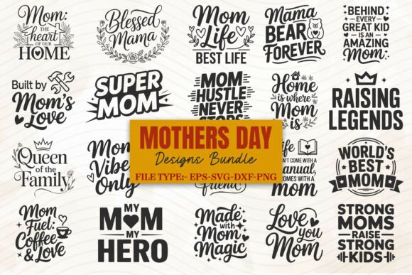 Download Mother’s Day SVG Bundle, Mom Quotes SVG - Svg Collection