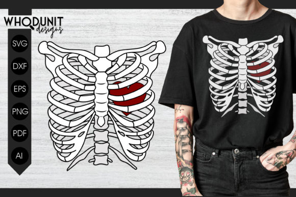 Download Heart Ribcage SVG | Edgy Valentine - Svg Collection