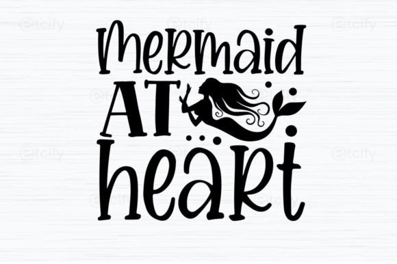 Download Mermaid at Heart SVG Cut Files - Svg Collection