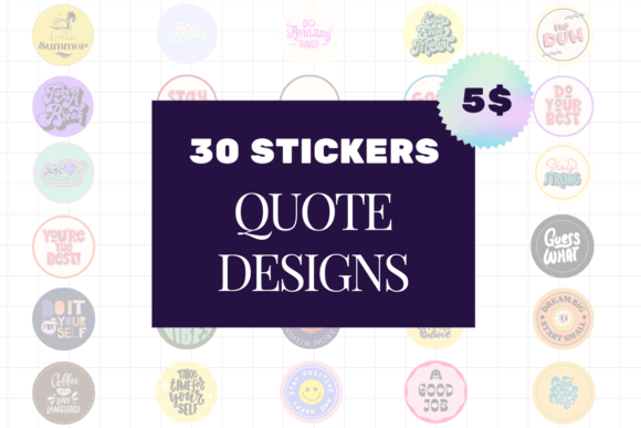 Download SVG Quote Sticker Designs Bundle Vol.1 - Svg Collection
