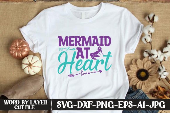 Download Mermaid at Heart SVG CUT FILE - Svg Collection