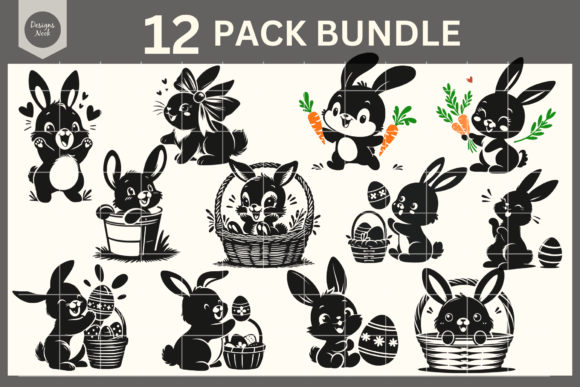 Download Bunnies SVG Bundle, SVG Files for Cricut - Svg Collection