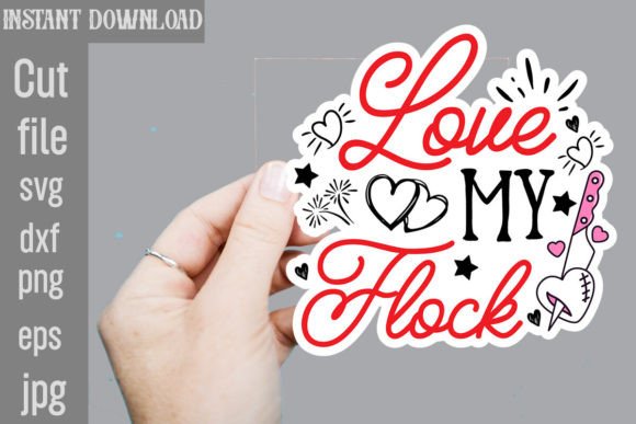 Download Love My Flock SVG Sticker Designs - Svg Collection