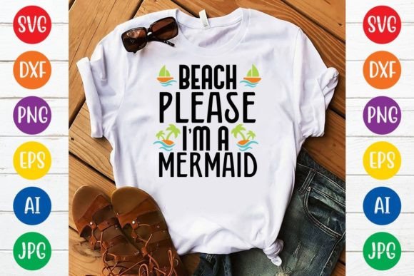 Download Beach Please I'm a Mermaid Svg Design - Svg Collection
