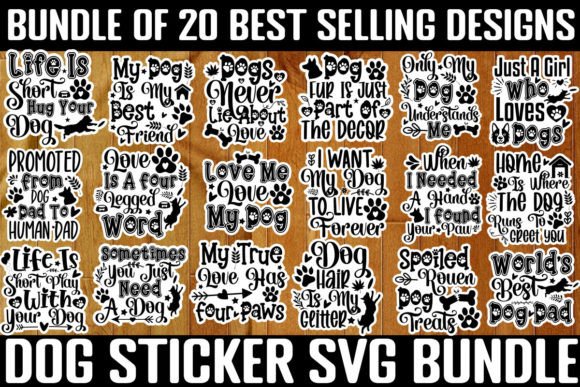Download Dog Sticker SVG Bundle, Dog SVG Bundle - Svg Collection