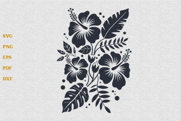 Download Tropical Hibiscus Flower SVG Summer SVG - Summer svg Collection