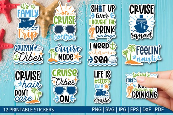 Download Cruise Bundle SVG | Printable Stickers - Svg Collection