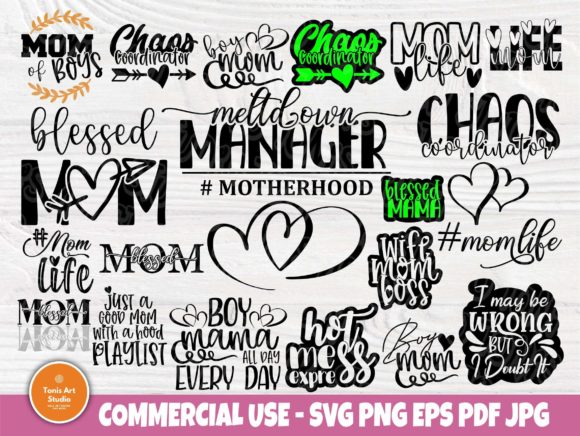 Download Funny Mom Quotes, SVG Bundle, Svg Files - Svg Collection