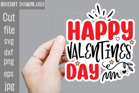 Download Happy Valentine's Day SVG Sticker Designs - Svg Collection