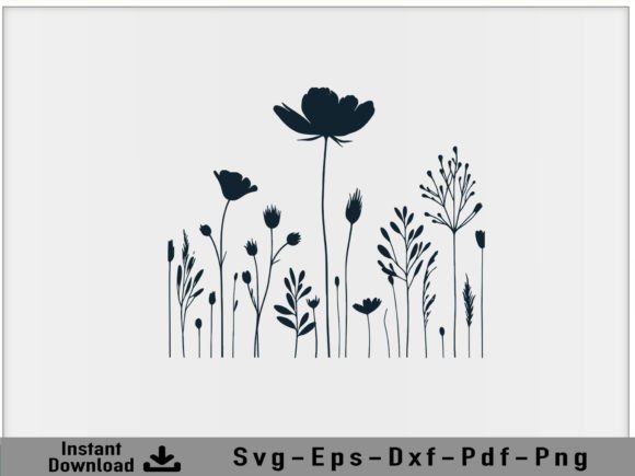 Download Wildflower Svg Vector Silhouette File - Svg Collection