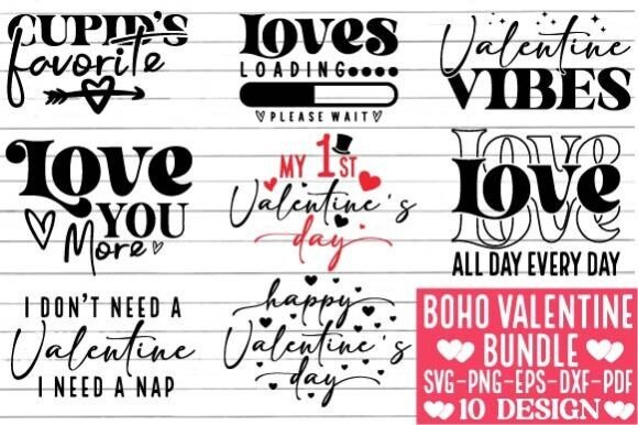 Download Boho Valentine Svg Png Bundle - Svg Collection
