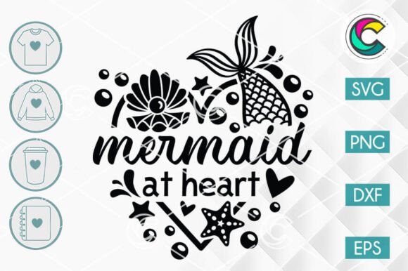 Download Mermaid at Heart SVG - Svg Collection