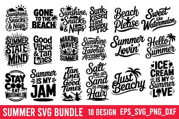 Download Summer Svg Design Bundle. - Summer svg Collection