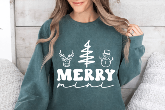 Download Merry Mini SVG, Kids Christmas Shirt SVG - Svg Collection