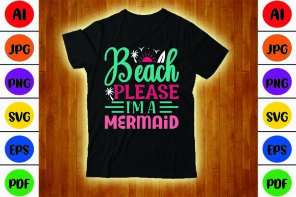Download Beach Please I'm a Mermaid SVG Design - Svg Collection
