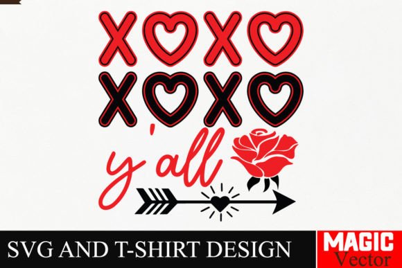 Download Xoxo Y'all SVG Cut File,Valentine - Svg Collection