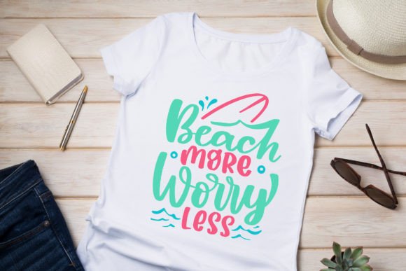 Download Summer SVG Quotes Beach More Worry Less - Summer svg Collection