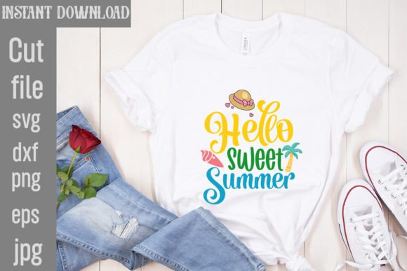 Download Hello Sweet Summer SVG Cut File - Summer svg Collection