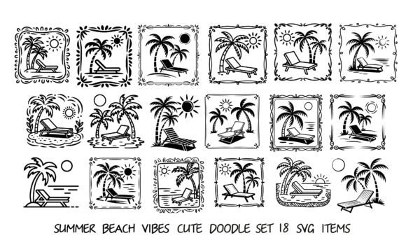 Download Summer Beach Vibes Svg Set - Svg Collection