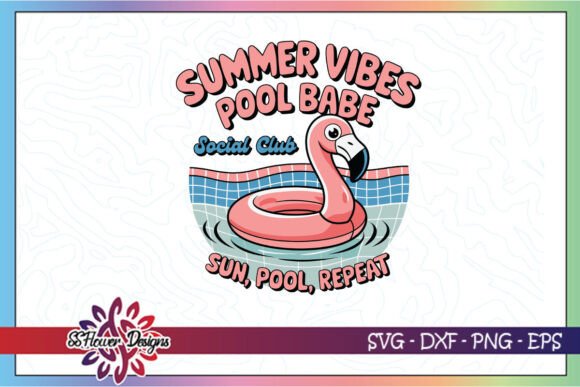 Download Cute Pool Babe Summer Beach Vibes SVG - Svg Collection