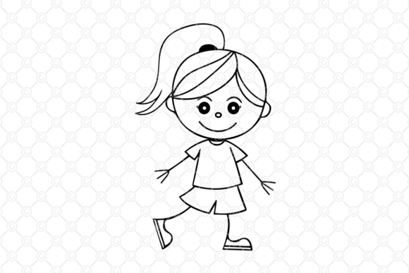 Download Children SVG, Kids SVG, Hand Drawn, 011 - Svg Collection