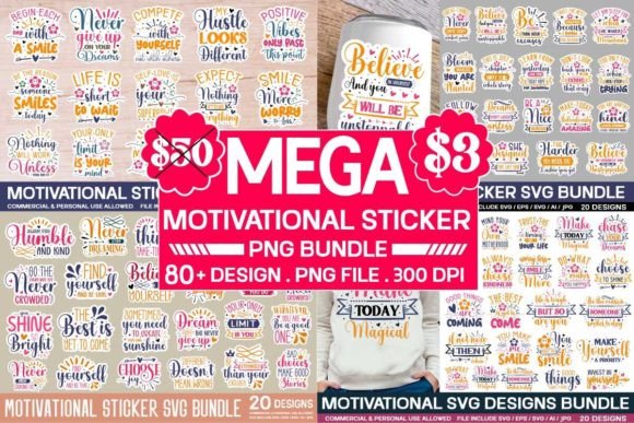 Download Motivational Sticker Svg Bundle ,Funny - Svg Collection