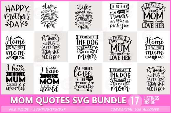 Download Funny Mom Quotes SVG Bundle - Svg Collection