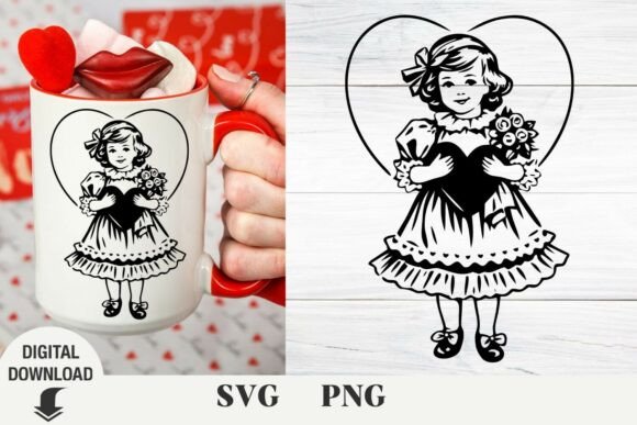 Download Retro Valentine Svg, Love Svg, Heart Svg - Svg Collection