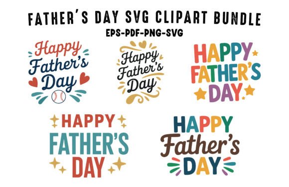 Download Happy Fathers Day SVG Vector Bundle - Svg Collection