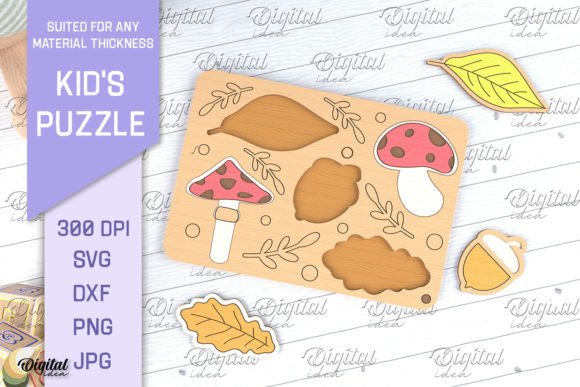 Download Kids Puzzles Laser Cut. Educational SVG - Svg Collection