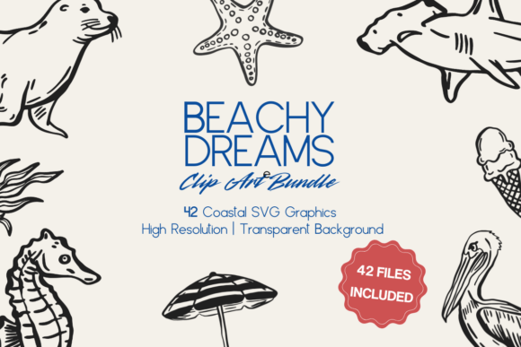 Download Beach SVG Bundle | Coastal Cut Files - Svg Collection